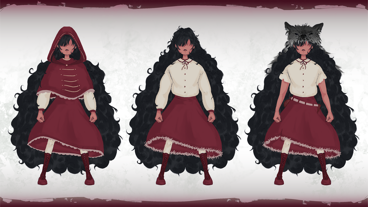 LRRH - Riding Hood Character Concept LRRH - Riding Hood Character Concept